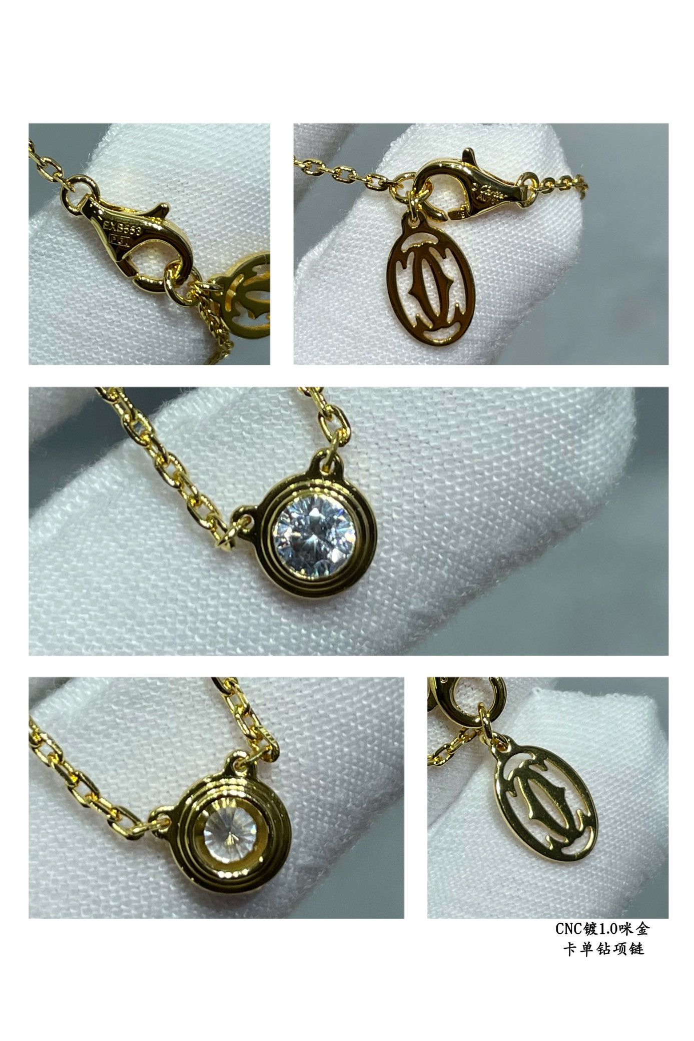 ca*t*er single Di*m*nd necklace