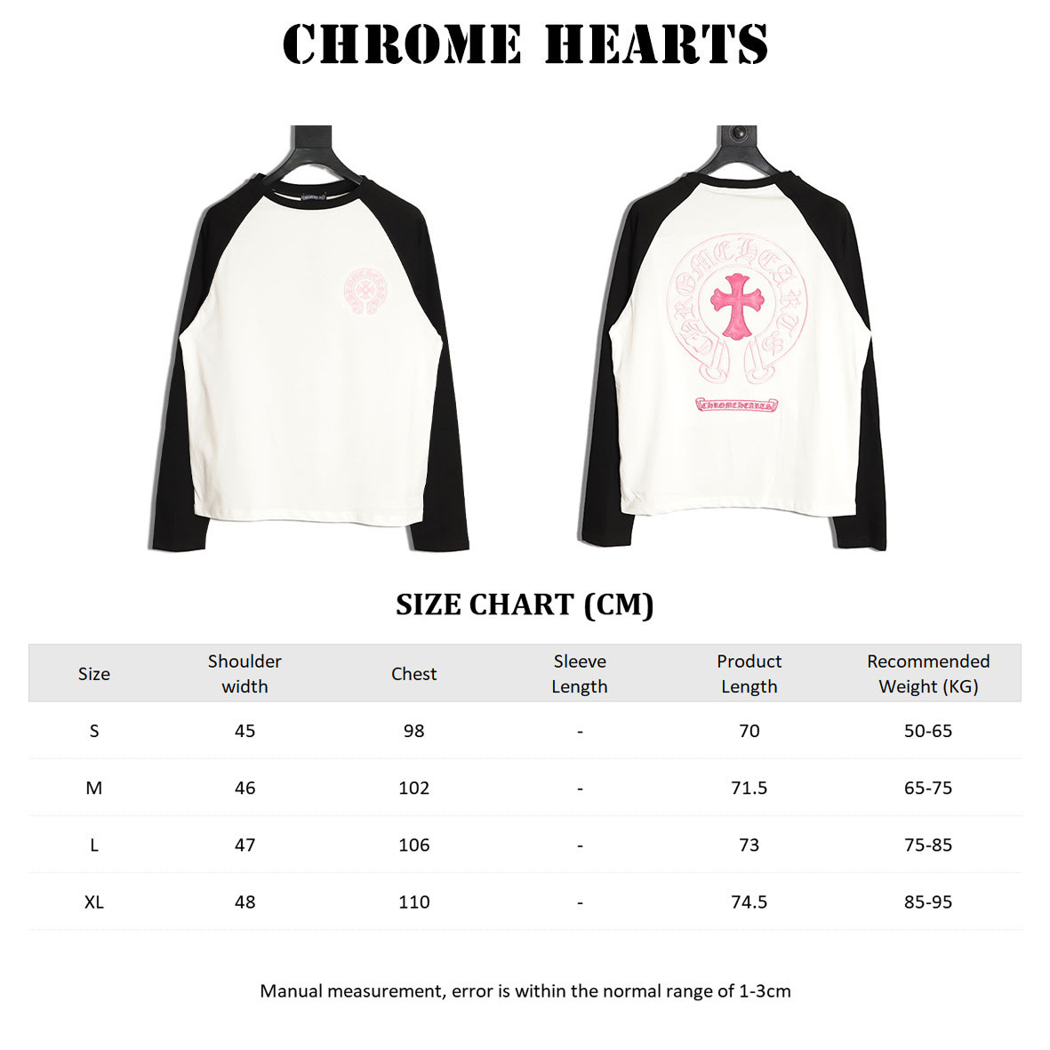 Ch**me He**ts 25fw long-sleeved t-shirt