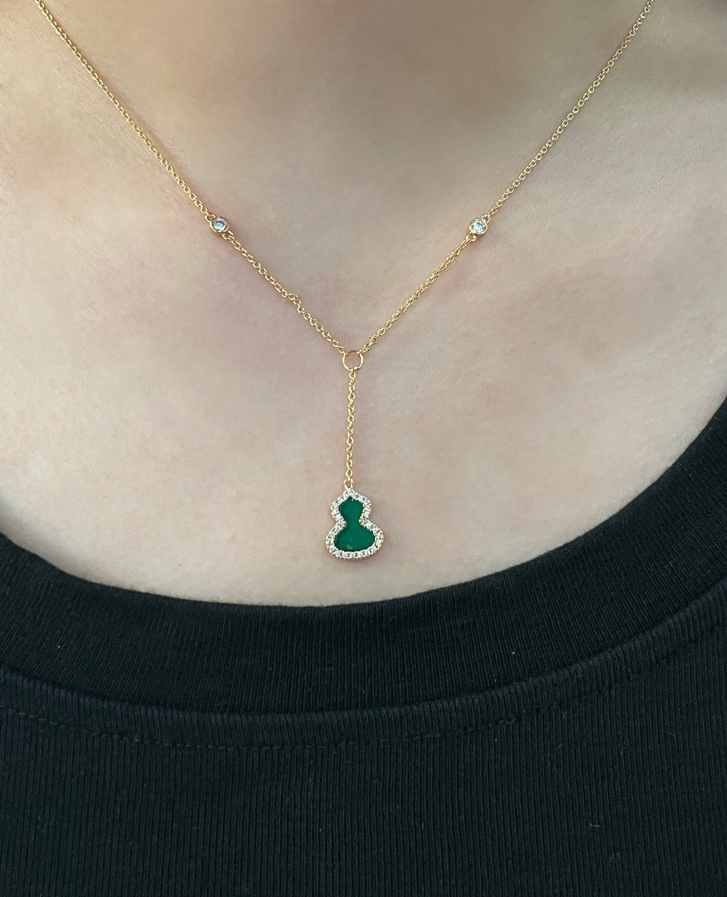 Qeelin Mini Gourd Necklace