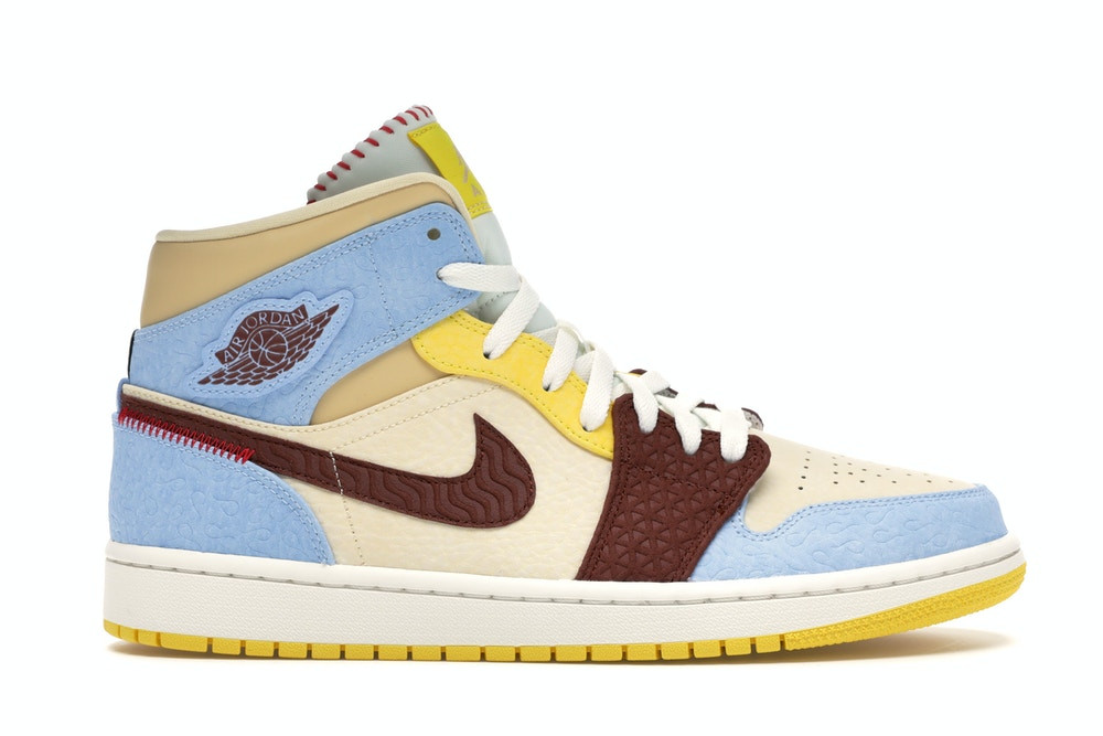 air jordan 1 mid se fearless Ma*s*n chateau rouge