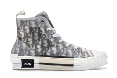 D*or b23 high top logo oblique