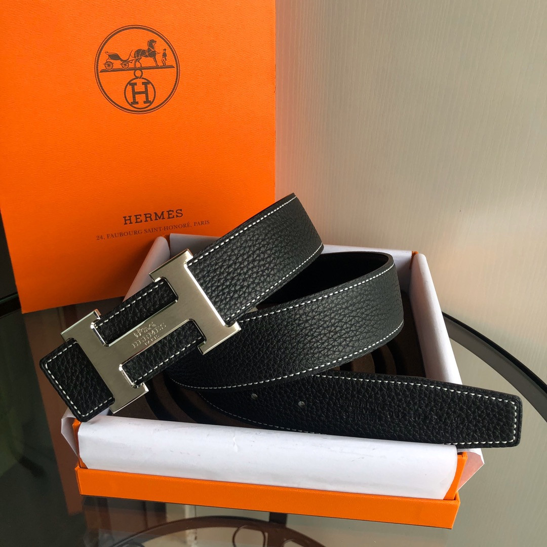 H**mes men belt