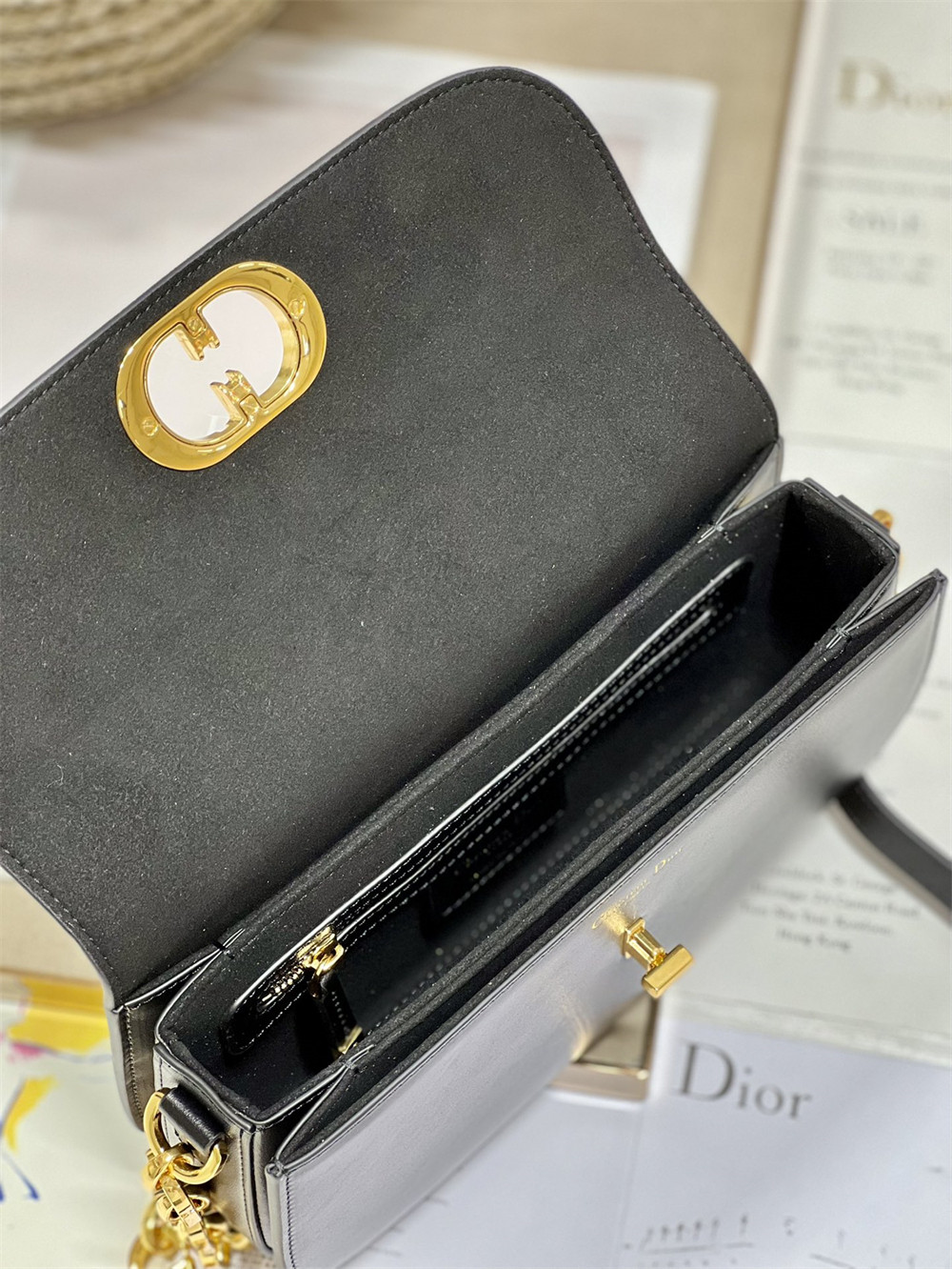 D*or 30 montaigne avenue black 22.5 x 12.5 x 6.5 cm