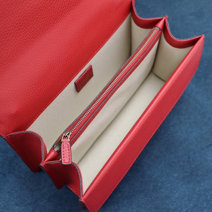 G*u*i dionysus small shoulder bag red 28x18x9cm