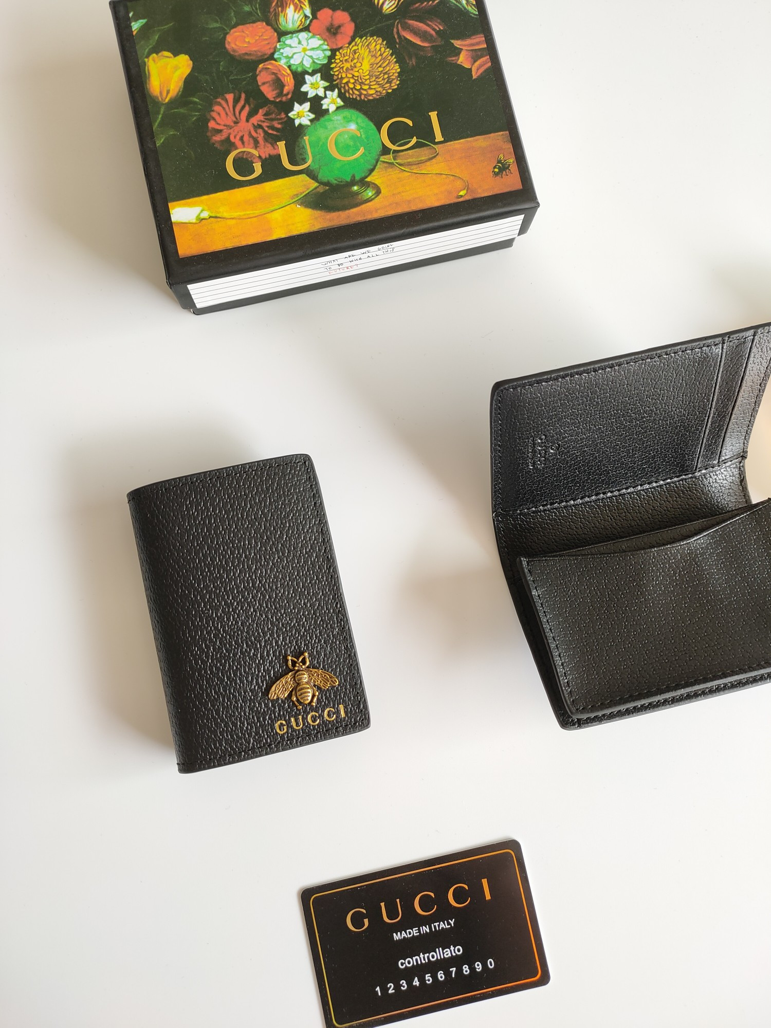 G*u*i gg card case wallet