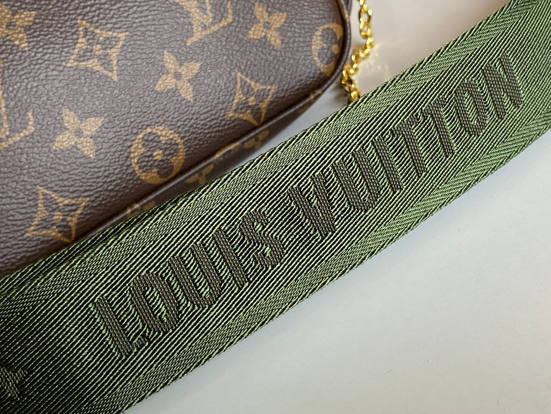 l0*is V*t0n m44813 multi pochette accessoires 9.4 x 5.3 x 1.6 inches