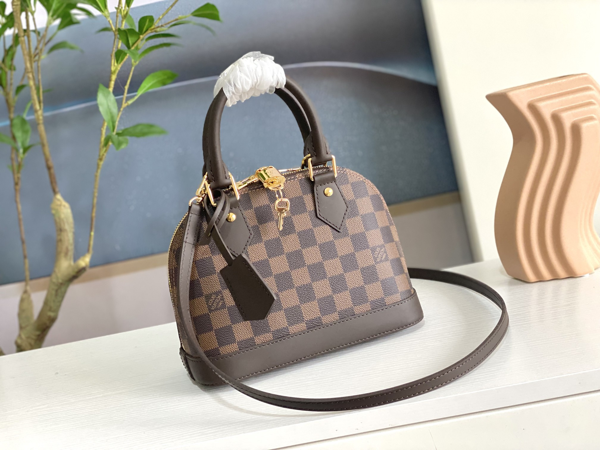 LV N41221 Alma BB 9.3 x 6.9 x 4.5 inches