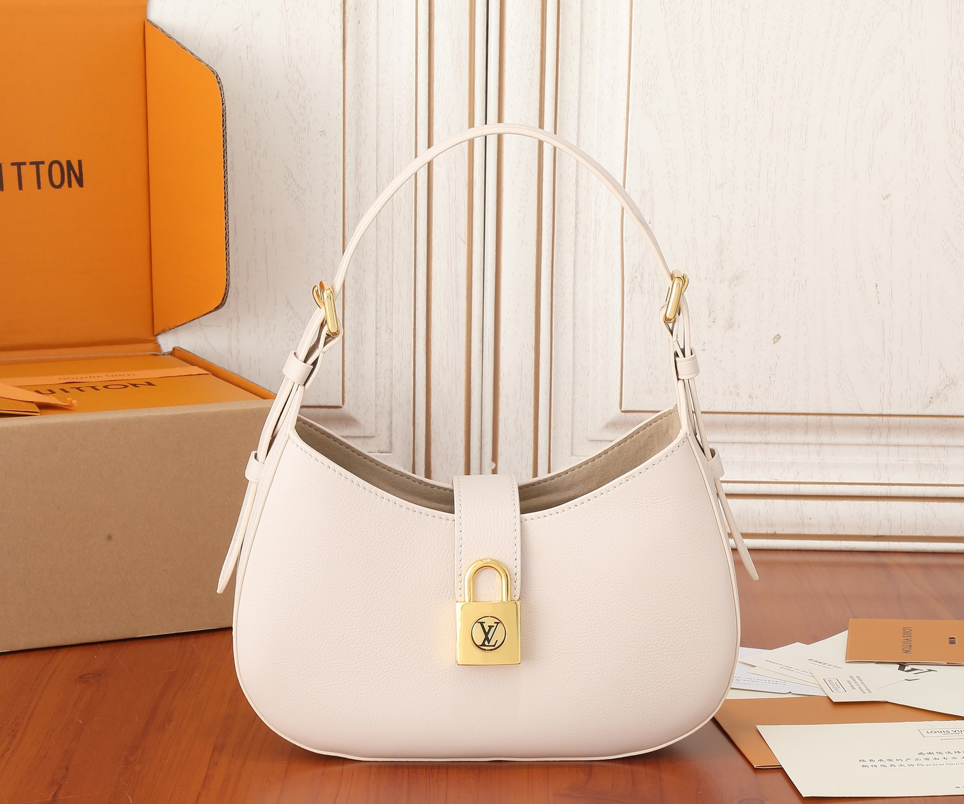 LV Low Key Shoulder Bag M24990 10.2 x 7.1 x 2.8 inches