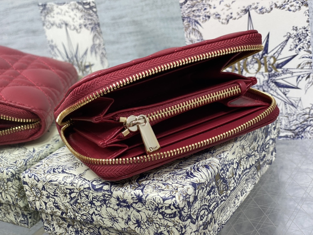lady D*or voyageur small coin purse card holder