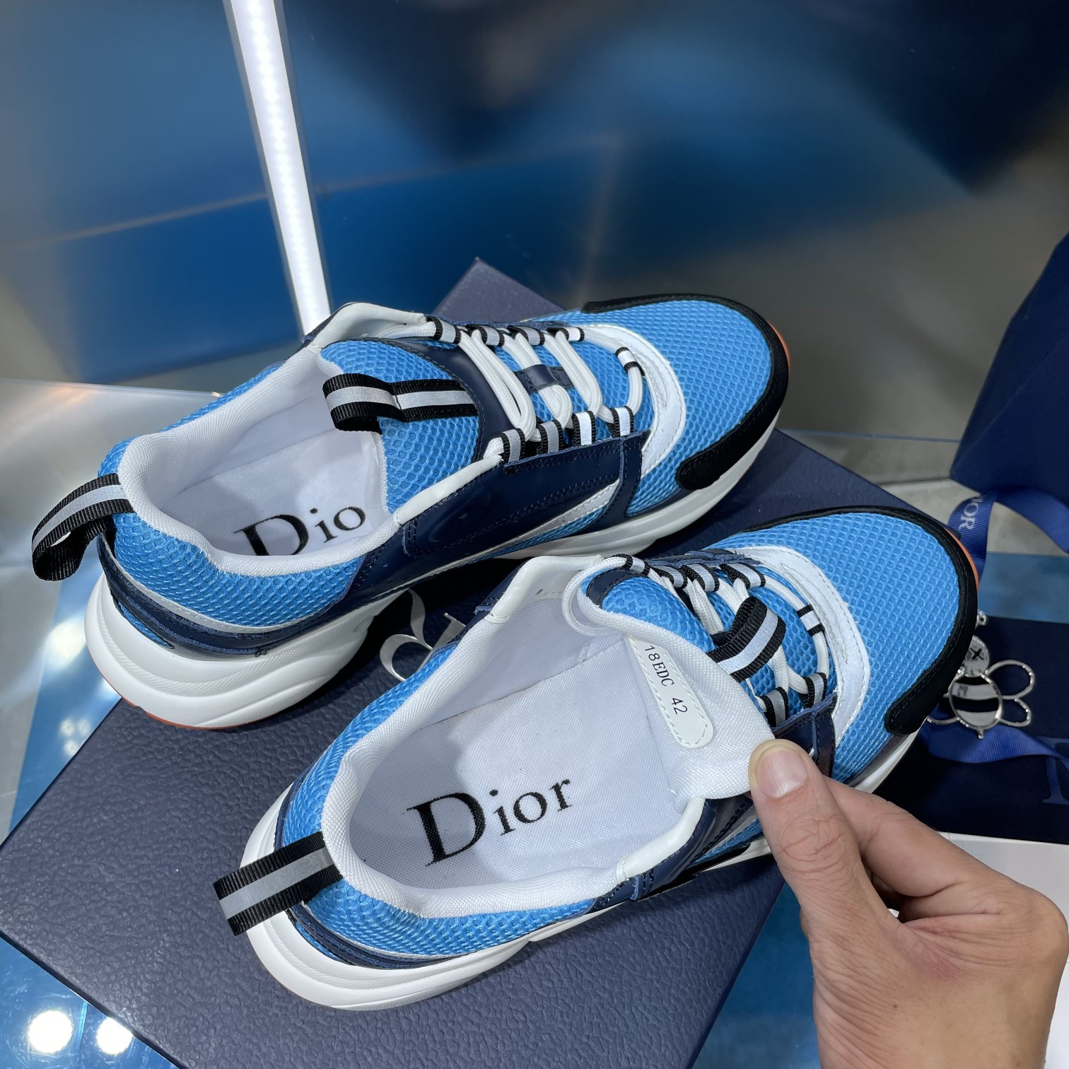 ua D*or b22 blue sneaker