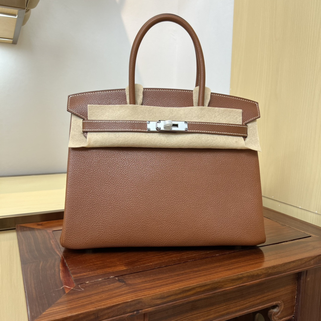 H**mes BIRKIN Silver 25 30 35