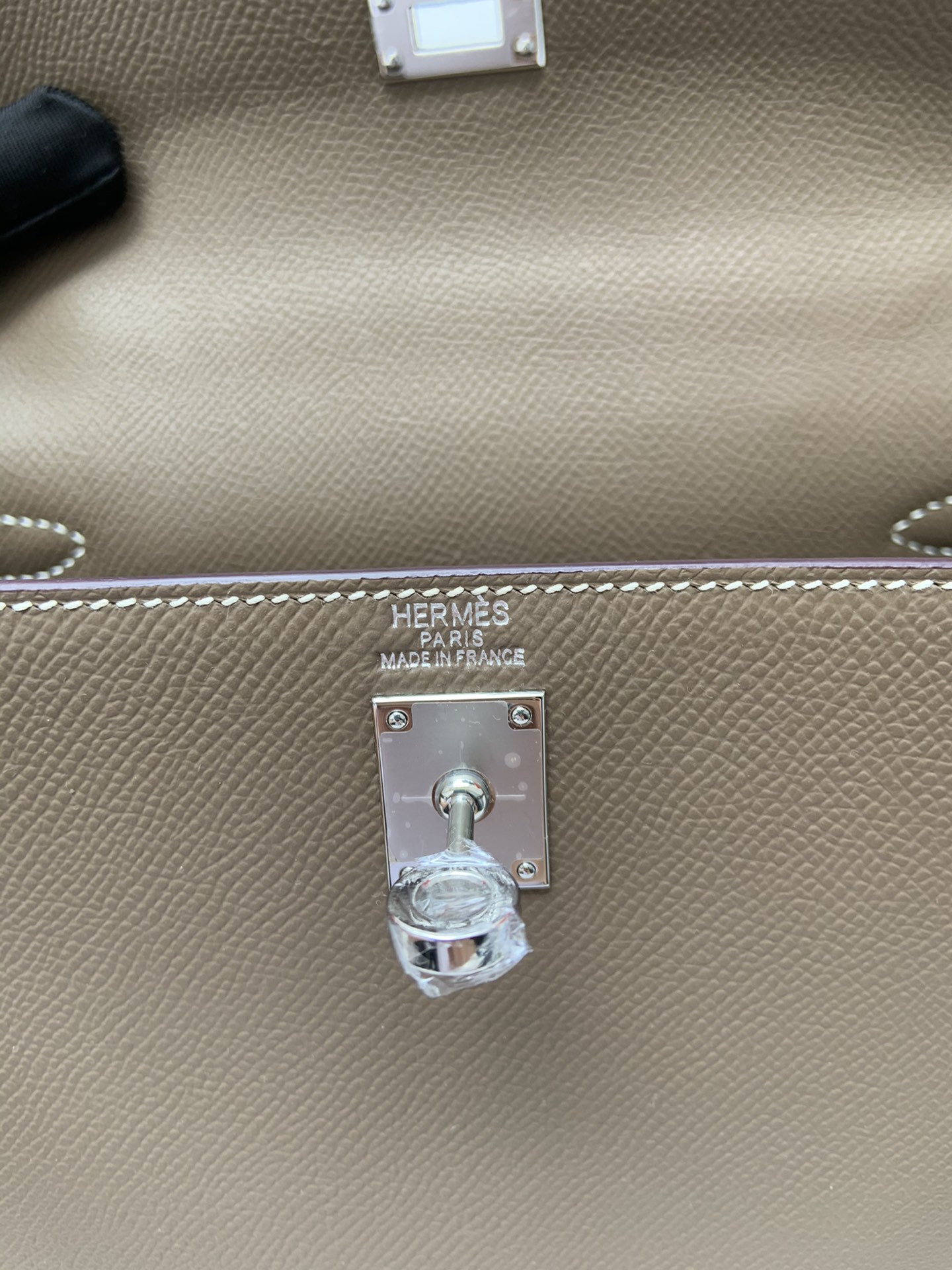 H**mes Kelly Silver-tone Hardware 25 28