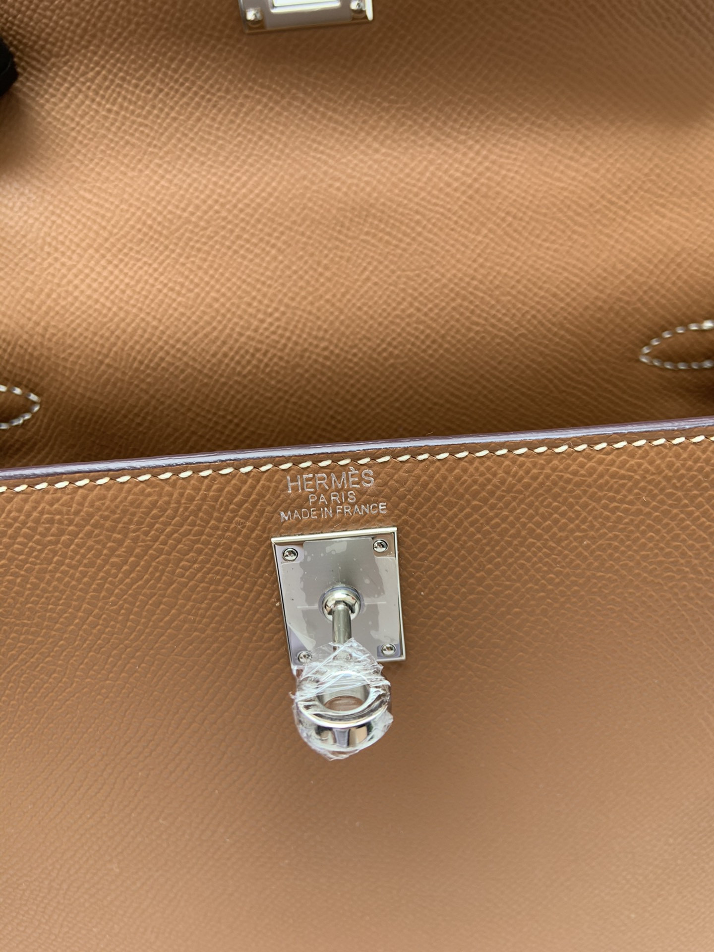 H**mes Kelly Silver-tone Hardware 25 28