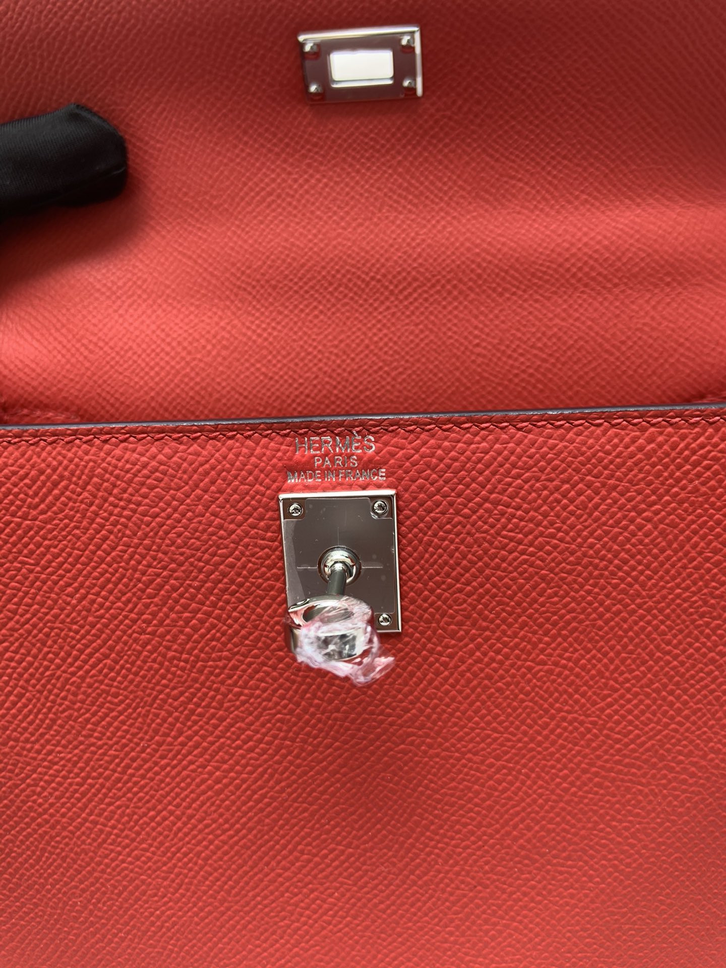 H**mes Kelly Silver-tone Hardware 25 28