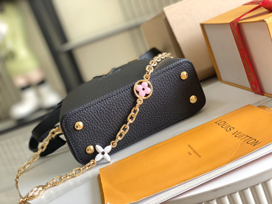 LV Capucines M20845 pink 17x12x9.5cm
