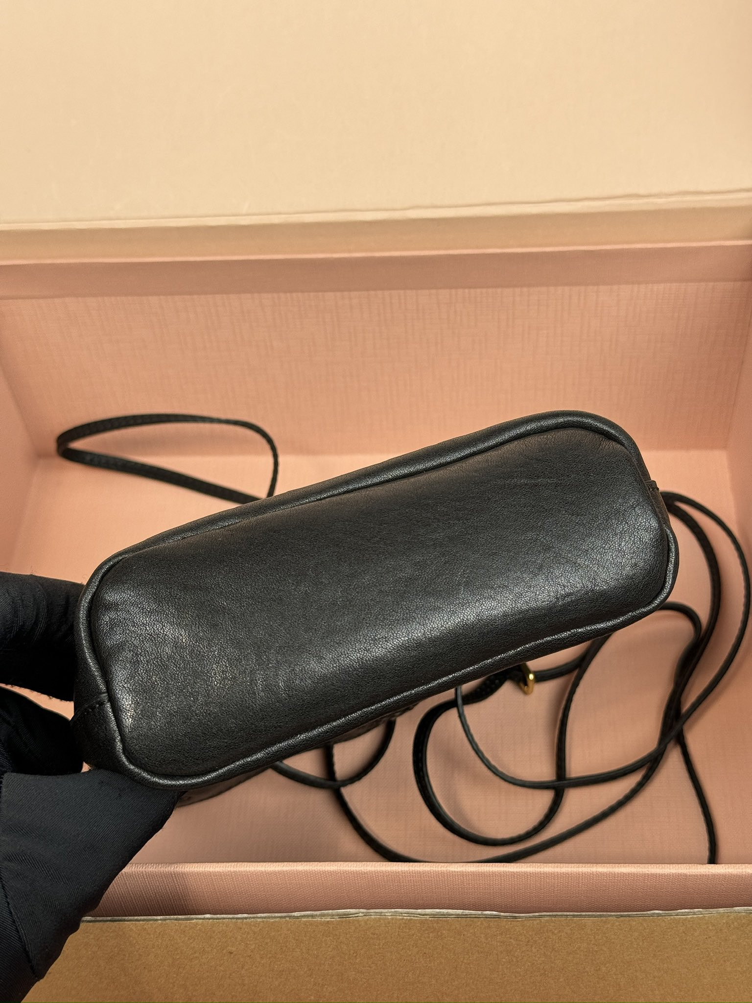 M1v M1v nappa leather mini bag 17x14x6cm