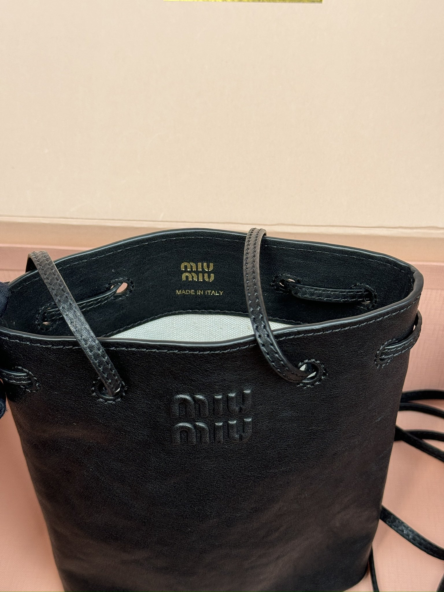 M1v M1v nappa leather mini bag 17x14x6cm