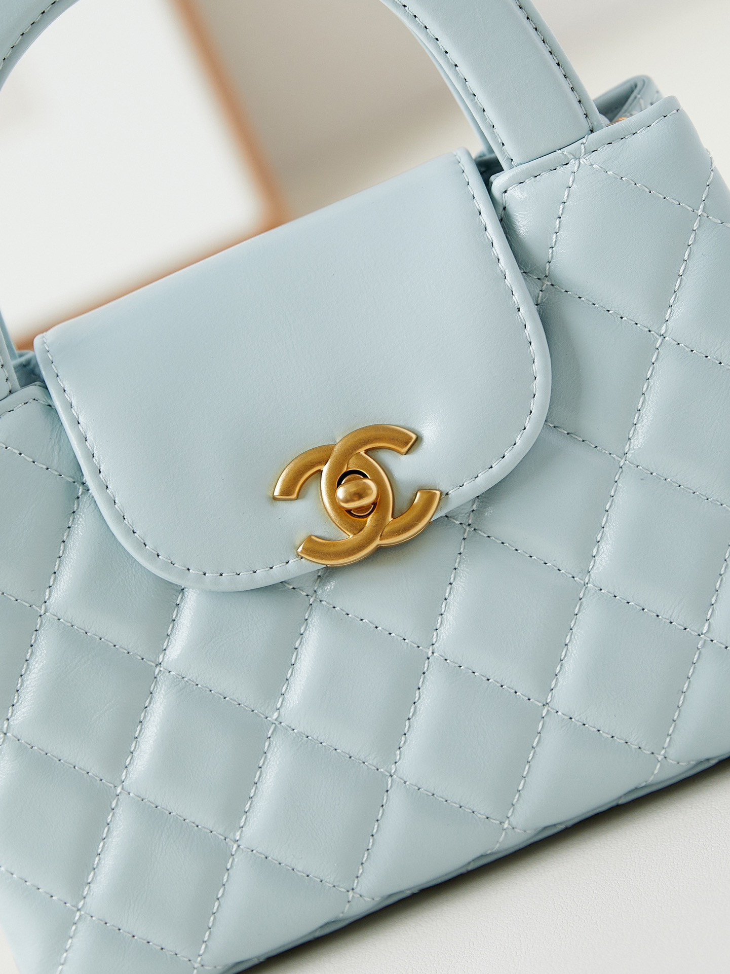 Ch*el 23k kelly 19x13x7cm