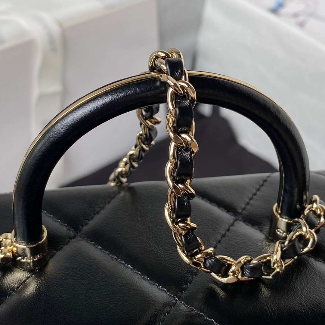 Ch*el 23k wallet on chain handbag 10.5×17×8cm