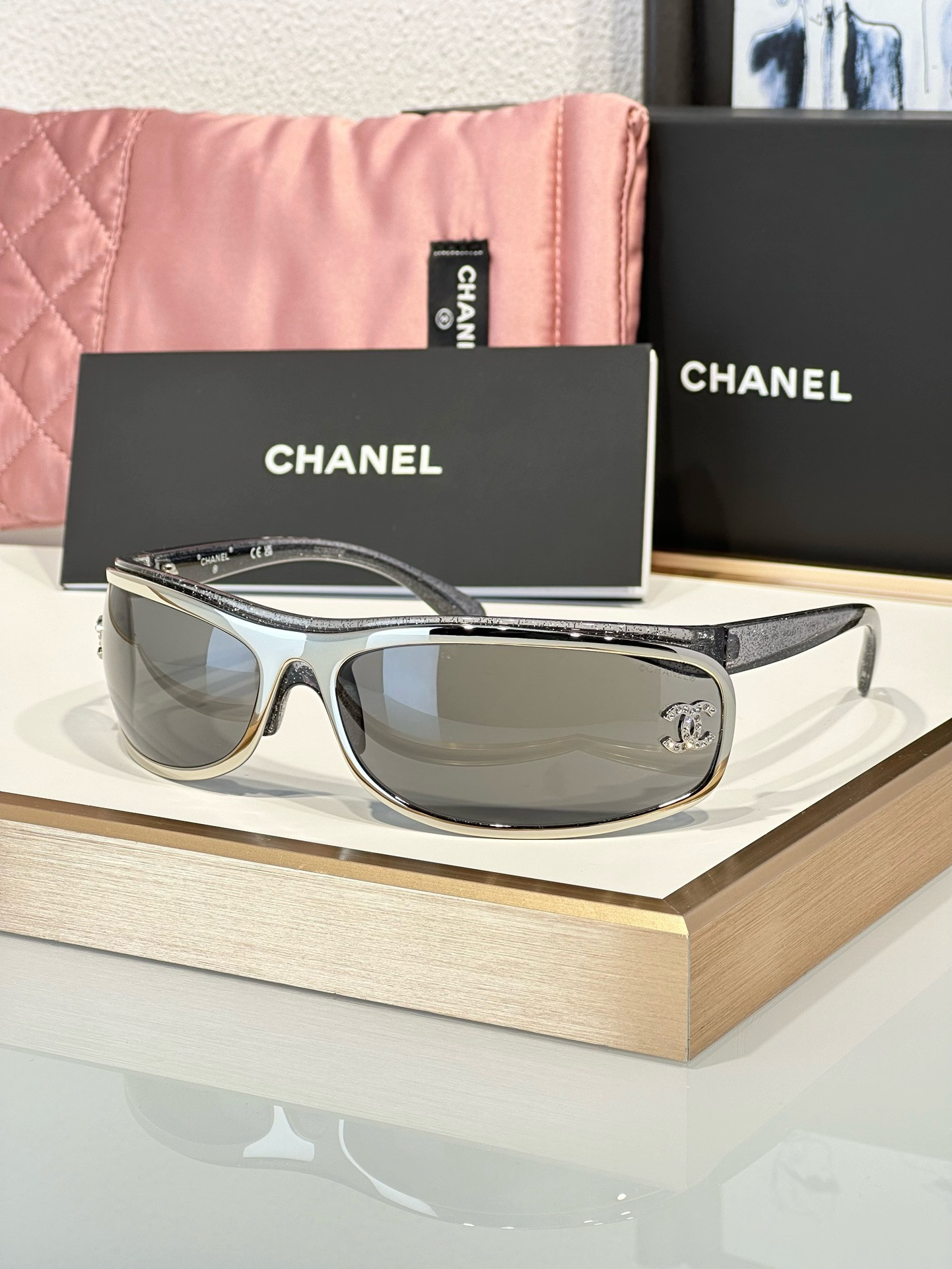 Ch*el glasses coco neige 71557