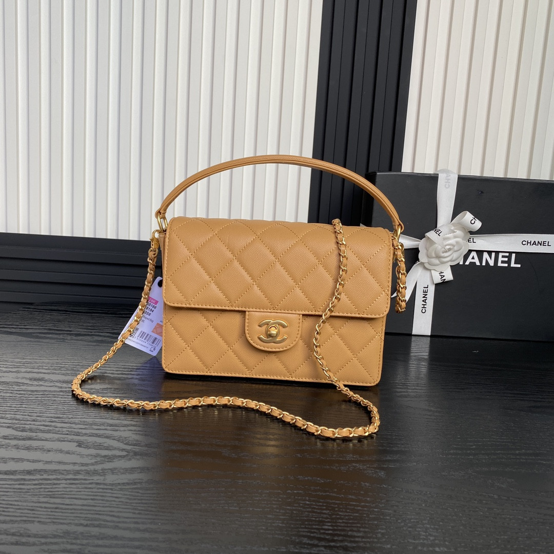 Ch*el classic flap bag 16×22×5cm as5166