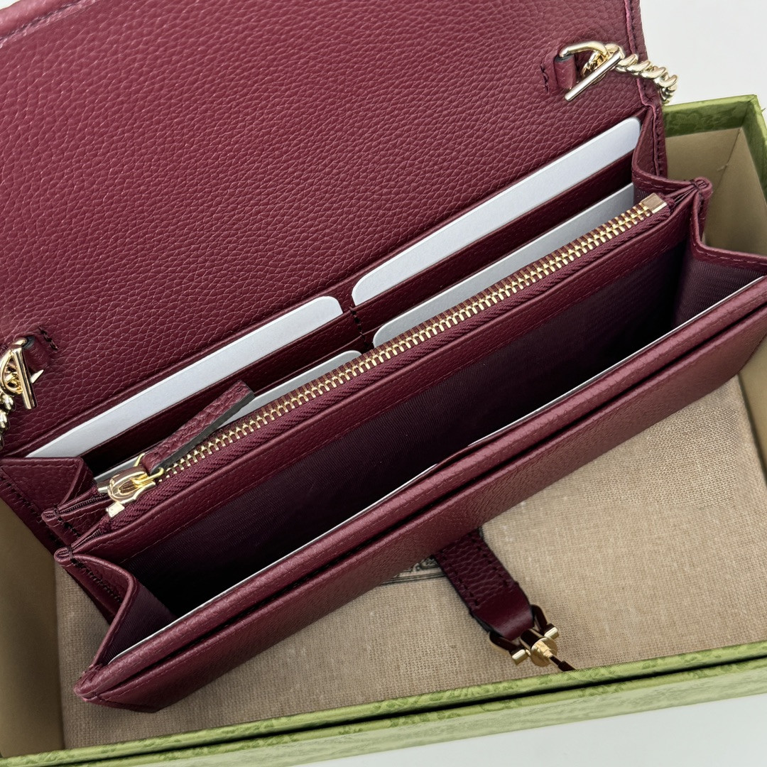 G*u*i jackie 1961 wallet on chain 19x10x3.5cm
