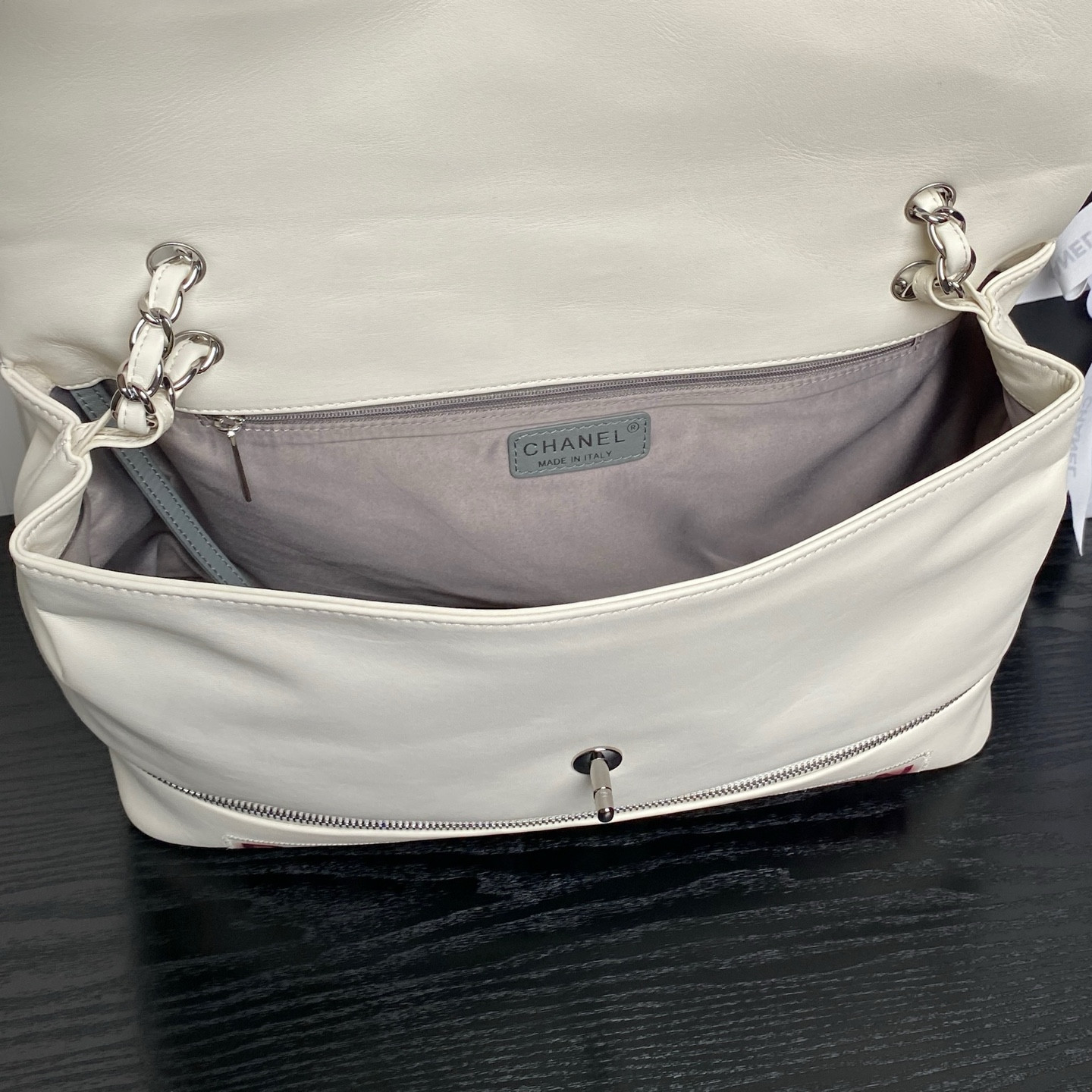 Ch*el vintage graffiti tote airport bag 36x24x12cm