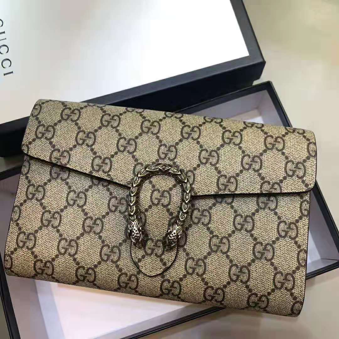 G*u*i gg women dionysus gg supreme chain wallet-sandy