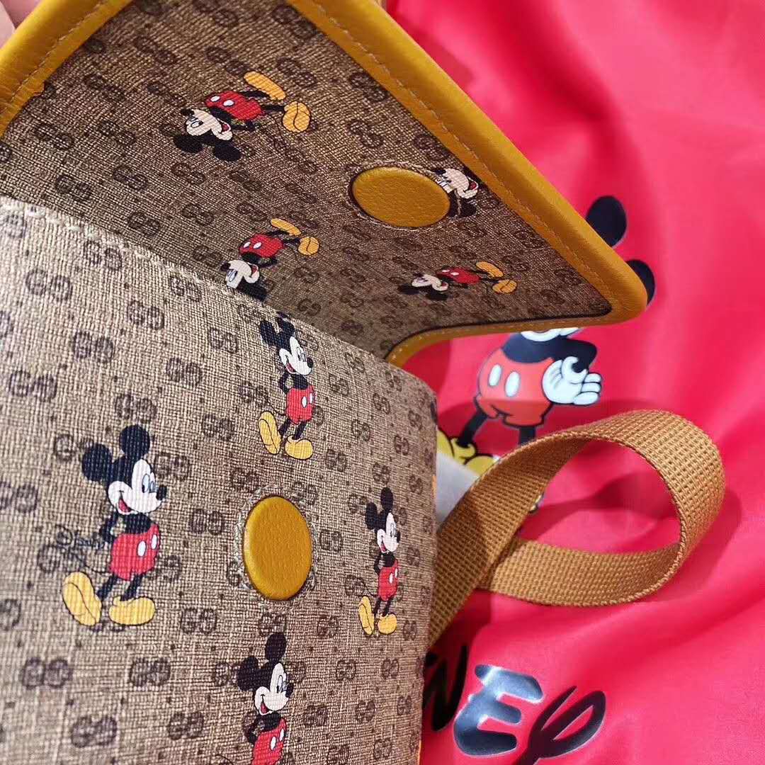 G*u*i gg unisex disney x G*u*i medium backpack beige/ebony
