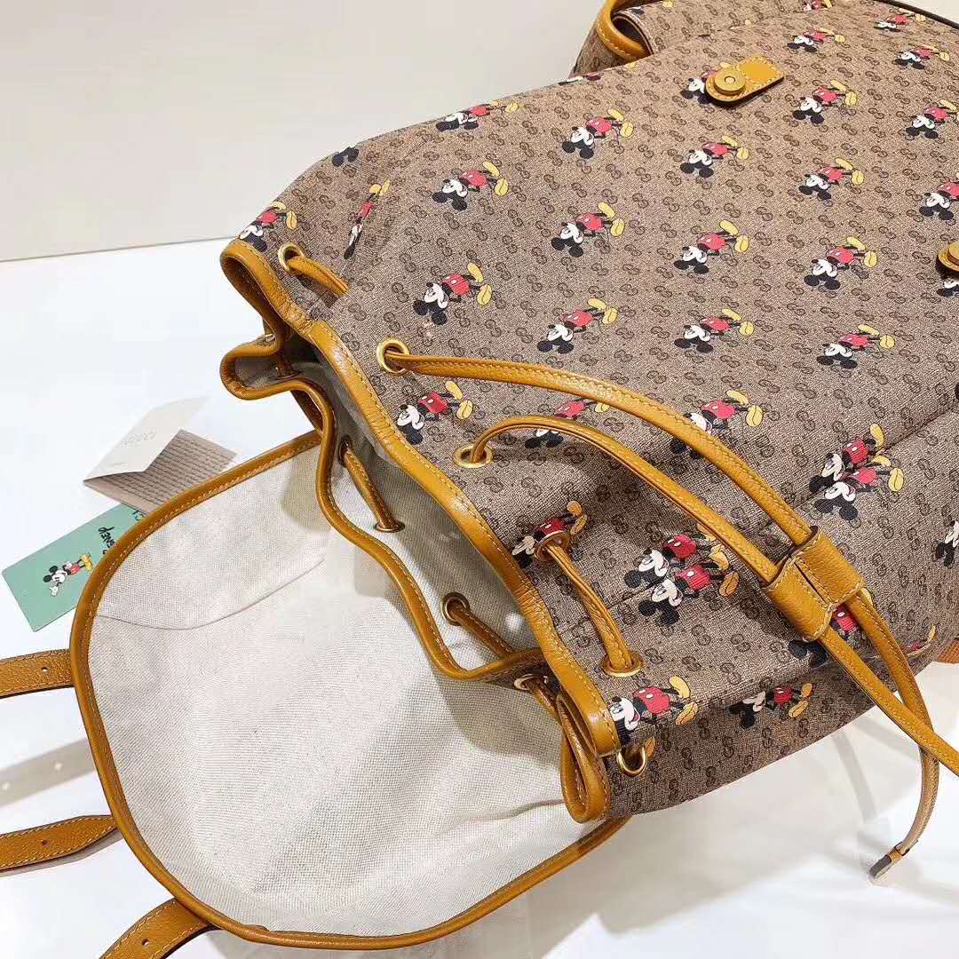 G*u*i gg unisex disney x G*u*i medium backpack beige/ebony