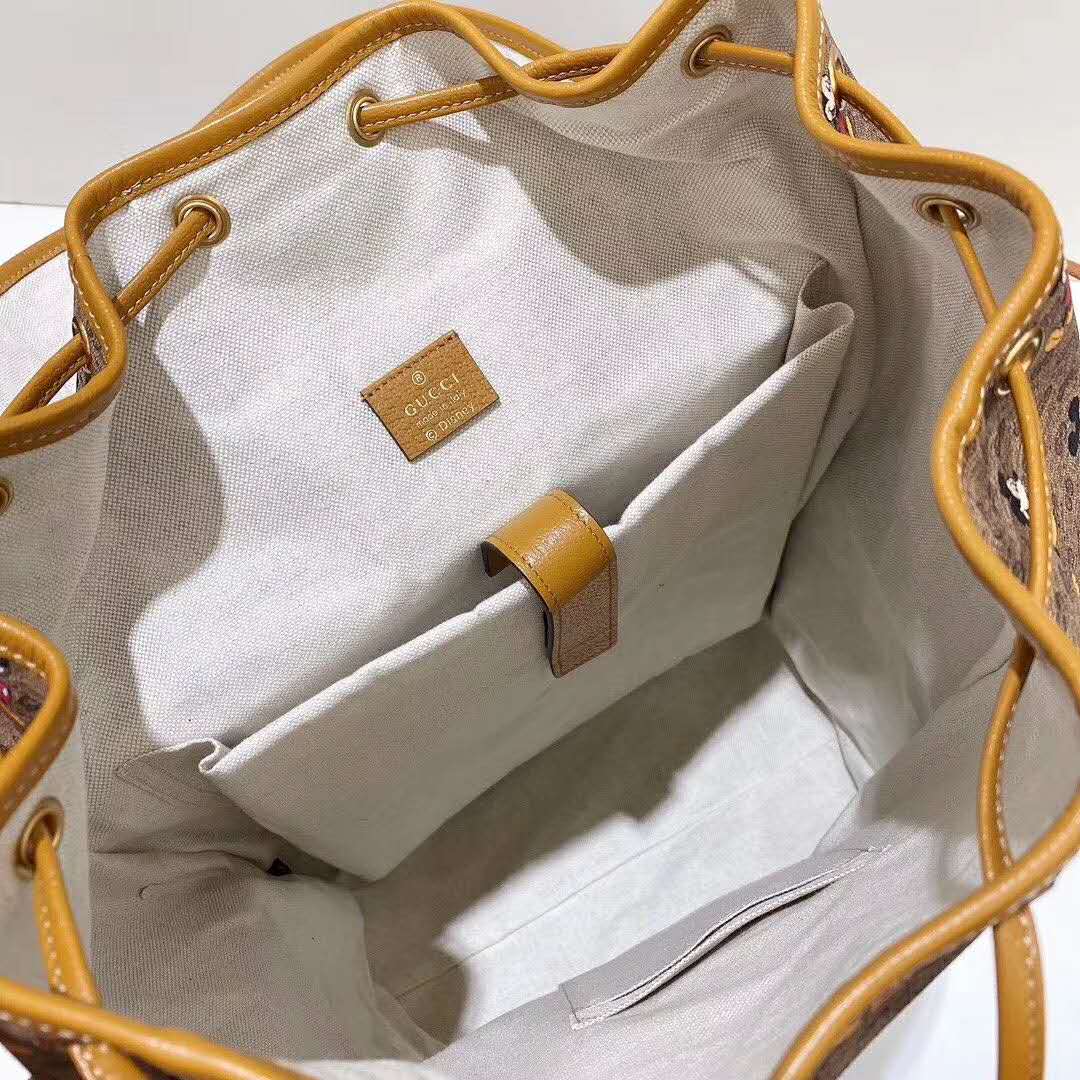 G*u*i gg unisex disney x G*u*i medium backpack beige/ebony