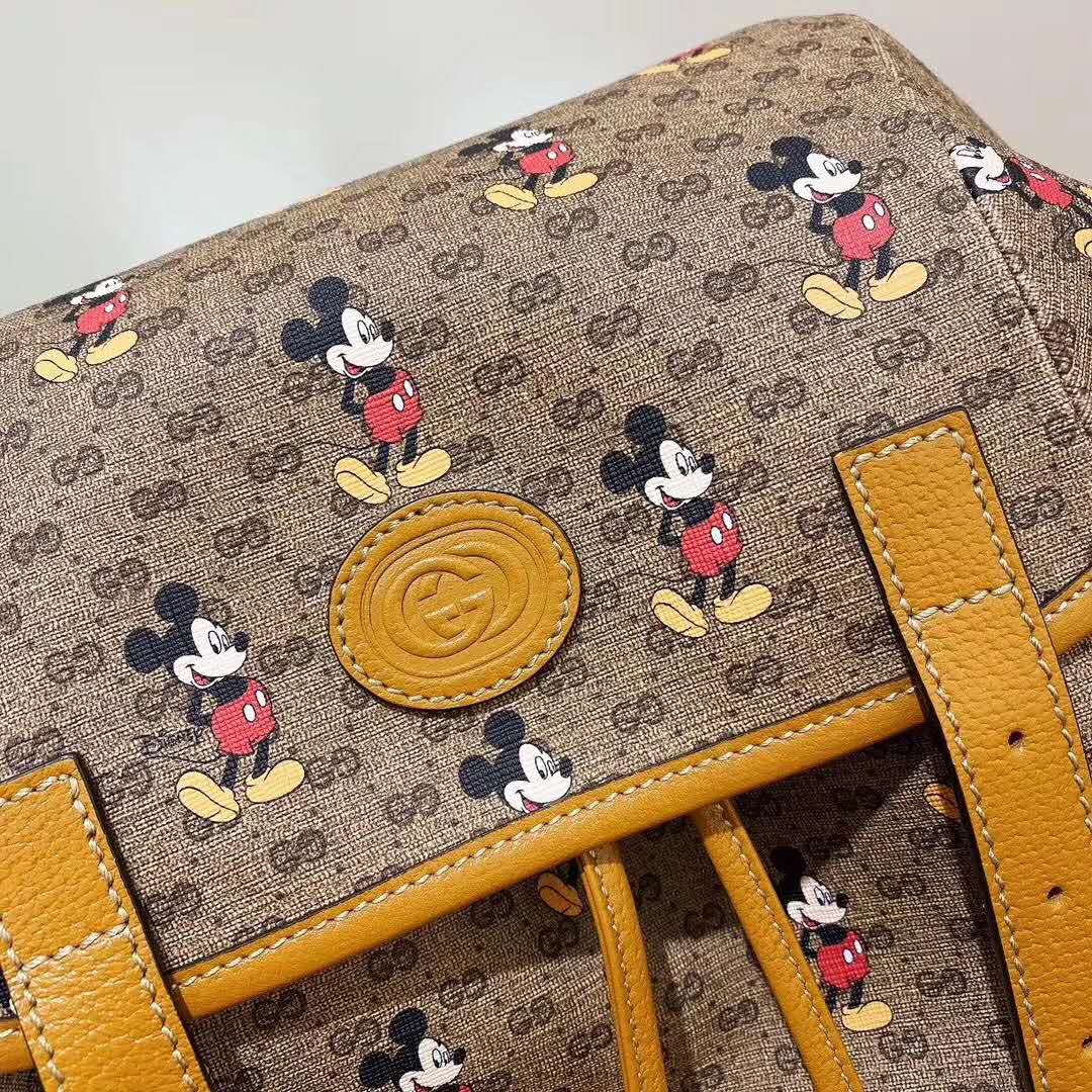 G*u*i gg unisex disney x G*u*i medium backpack beige/ebony