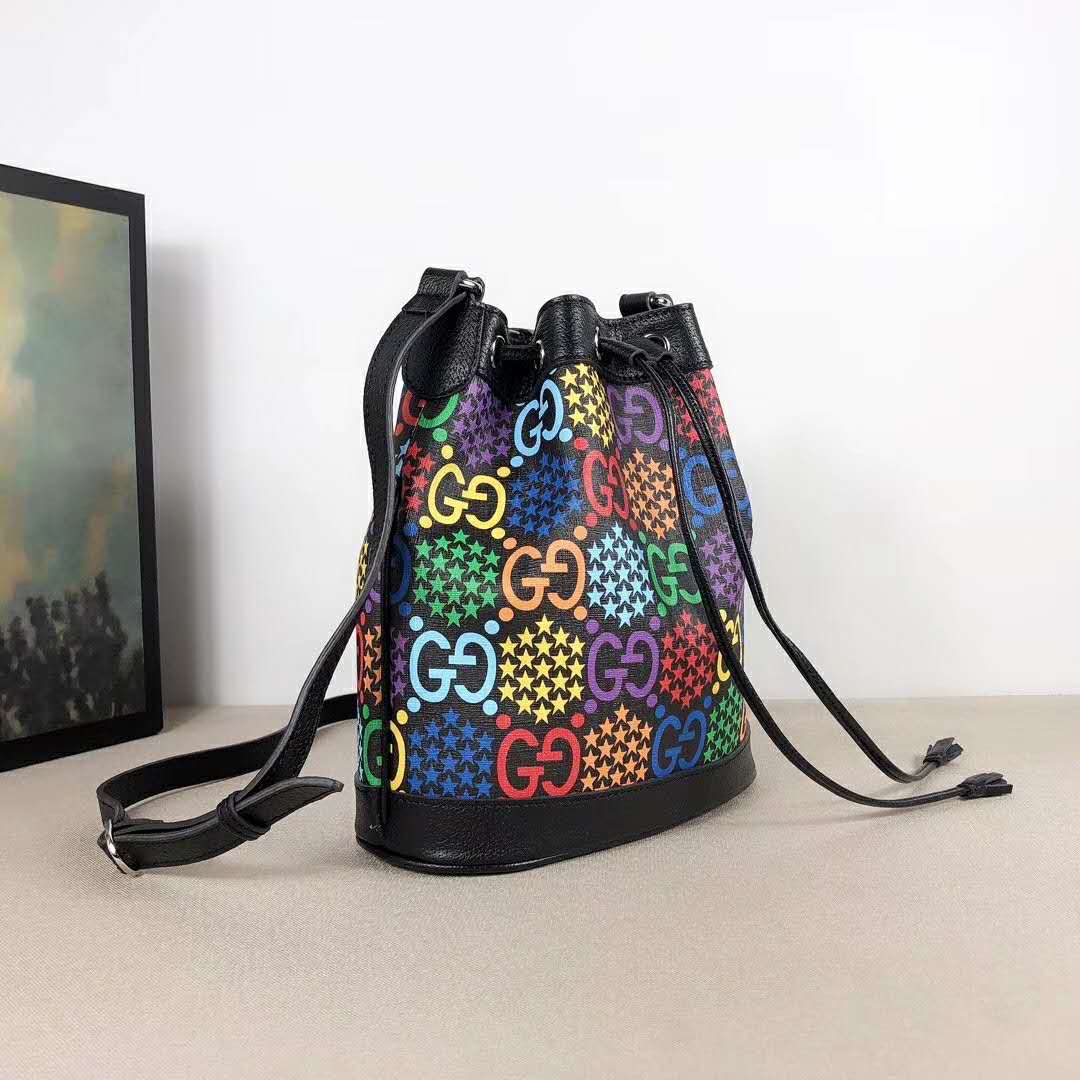 G*u*i gg unisex gg psychedelic bucket bag psychedelic supreme canvas