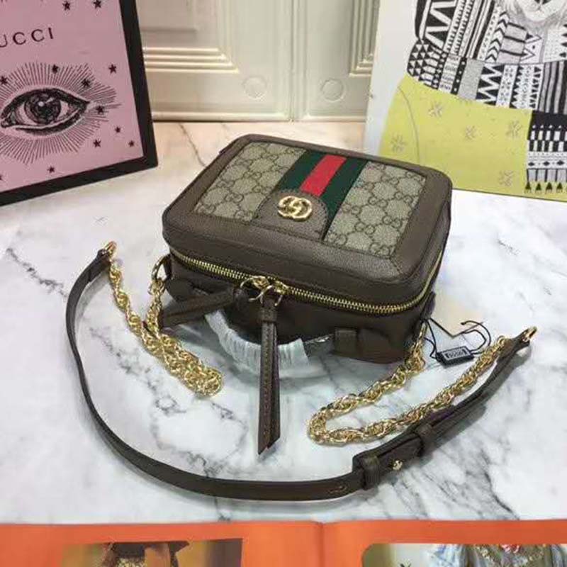 G*u*i gg women ophidia gg mini shoulder bag beige/ebony supreme