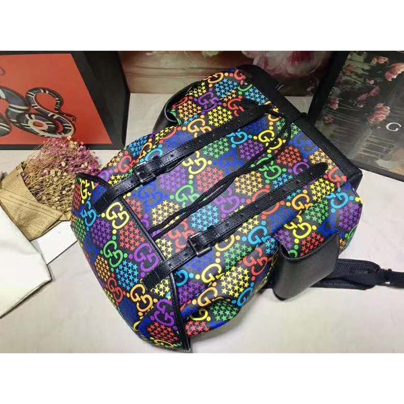 G*u*i gg unisex medium gg psychedelic backpack psychedelic supreme canvas