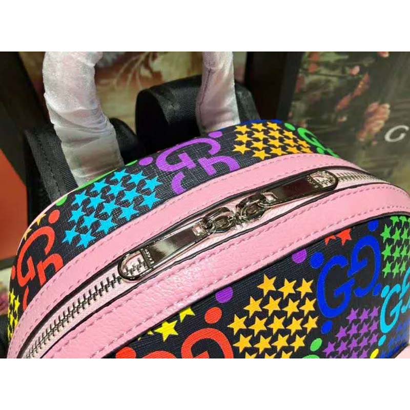 G*u*i gg unisex small gg psychedelic backpack psychedelic supreme canvas