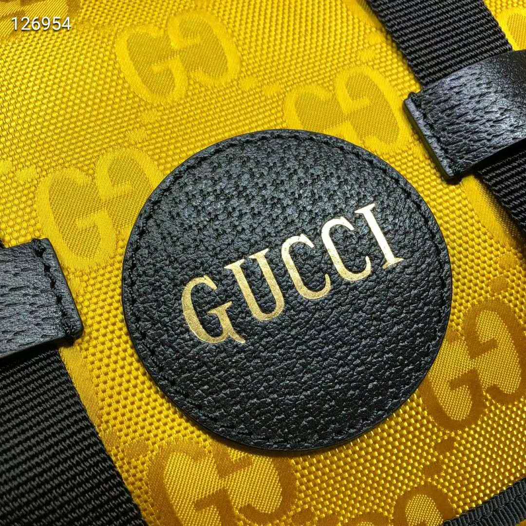 G*u*i unisex G*u*i off the grid backpack yellow gg nylon