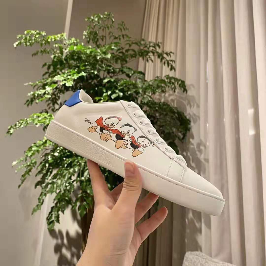 G*u*i gg unisex disney x G*u*i donald duck ace sneaker-white
