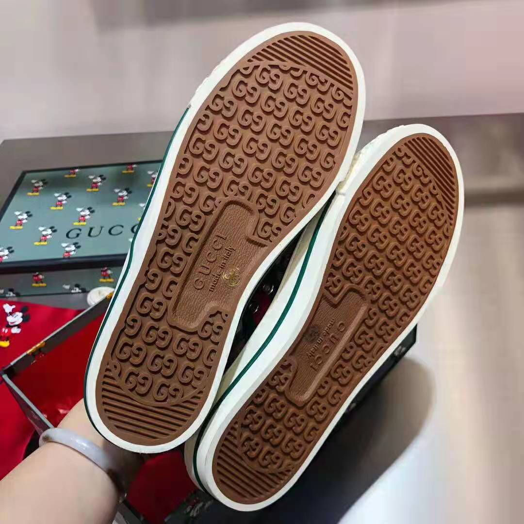 G*u*i gg unisex disney x G*u*i tennis 1977 sneaker web gg canvas mickey mouse