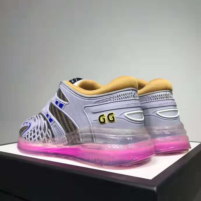 G*u*i gg unisex ultrapace r sneaker knit fabric interlocking g double g 3 cm heel
