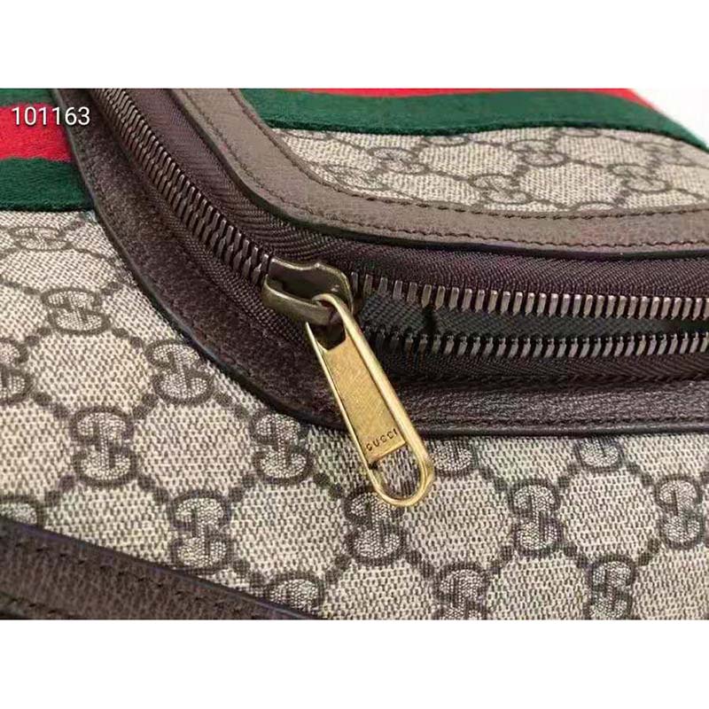 G*u*i unisex ophidia gg small backpack beige/ebony gg supreme canvas