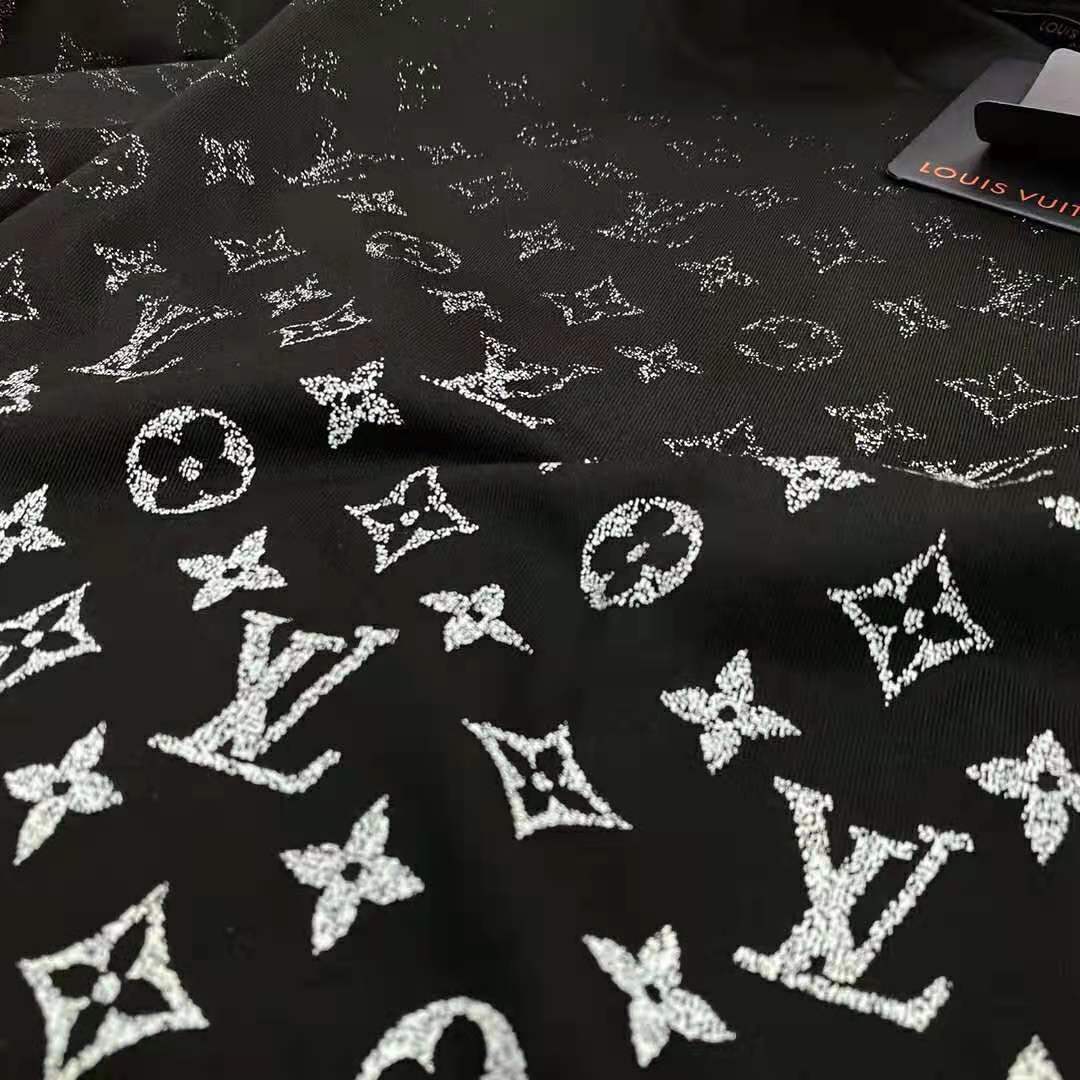 Louis Vuitton Men LVSE Monogram Gradient T-Shirt Cotton Regular Fit Black and White