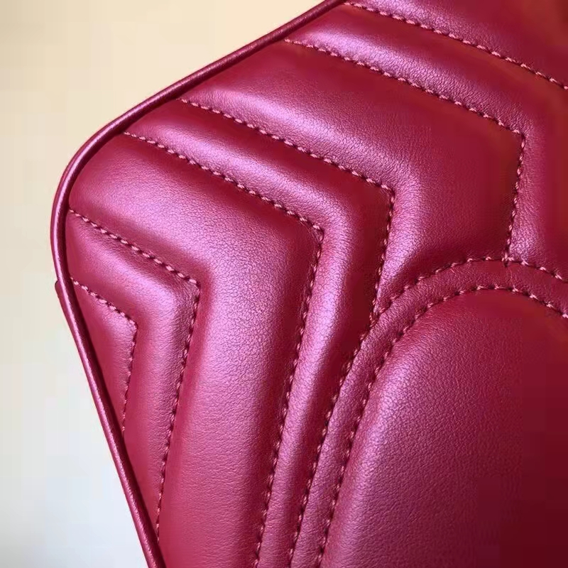 G*u*i gg women gg marmont matelassé mini bag red double g