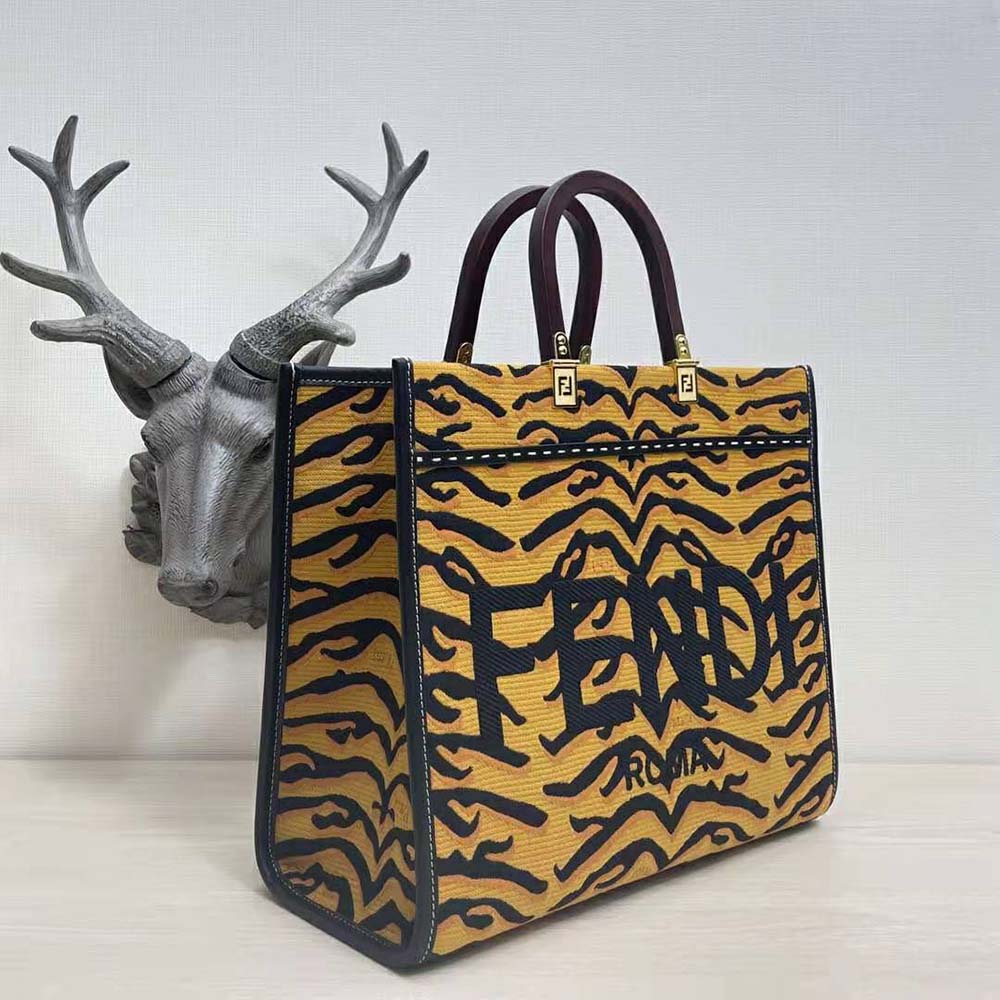 Fendi Women Sunshine Medium Shopper Bag from the Spring Festival Capsule Collection