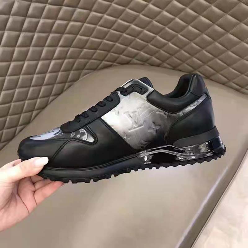 Louis Vuitton LV Unisex Beverly Hills Sneaker Anthracite Gray Metallic Monogram Canvas