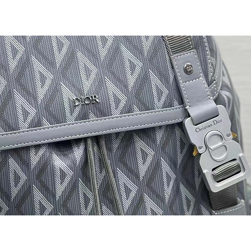 dior unisex cd hit the road backpack dior gray cd Di*m*nd canvas