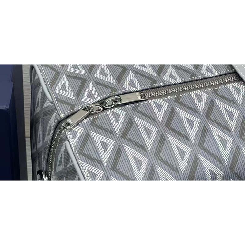 dior unisex cd lingot 50 duffle bag gray cd Di*m*nd canvas