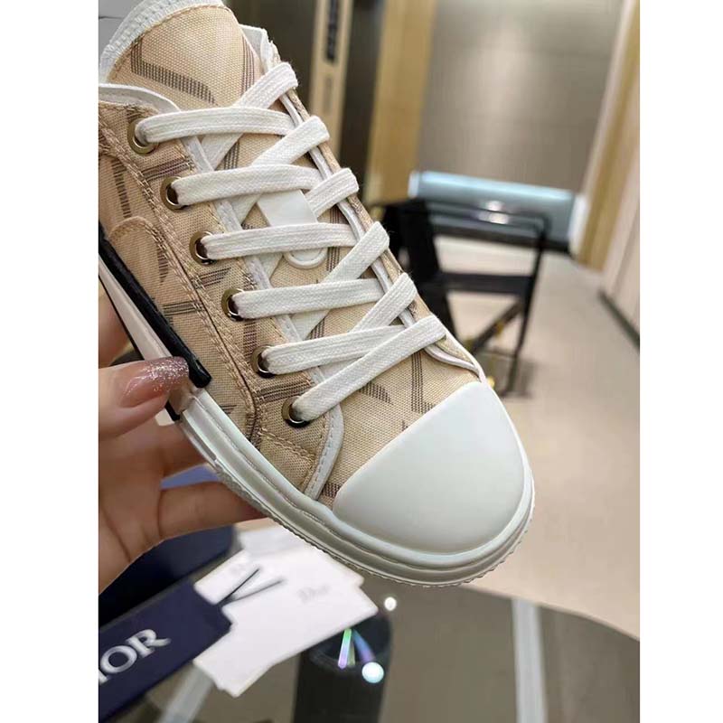 dior unisex b23 low top sneaker natural cd Di*m*nd canvas