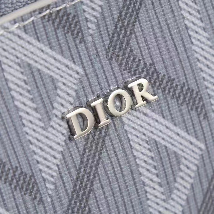dior unisex cd messenger pouch dior gray cd Di*m*nd canvas