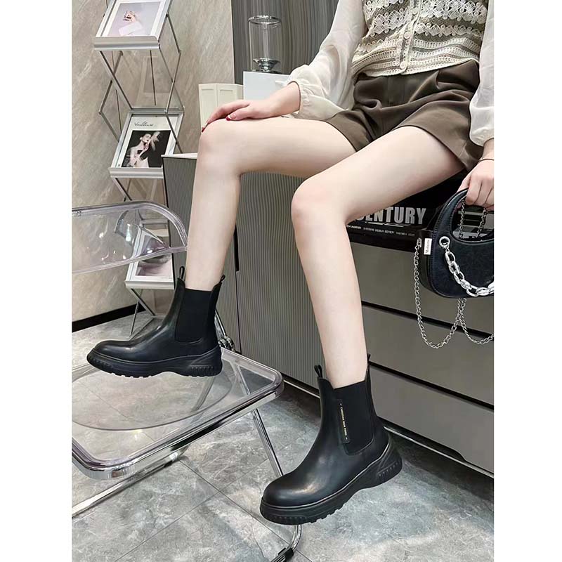 Dior Women CD D-Racer Ankle Boot Black Calfskin Front Rear Tabs